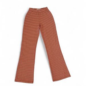 Urban Outfitters Orange and Cream Flare Pants - Size XS
